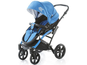 Carucior copii 2 in 1 cu landou Knorr-Baby Volkswagen Polo Albastru