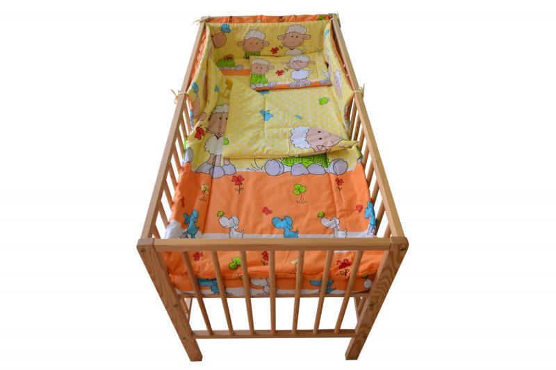 Lenjerie MyKids OITA Portocaliu 4+1 Piese 140x70