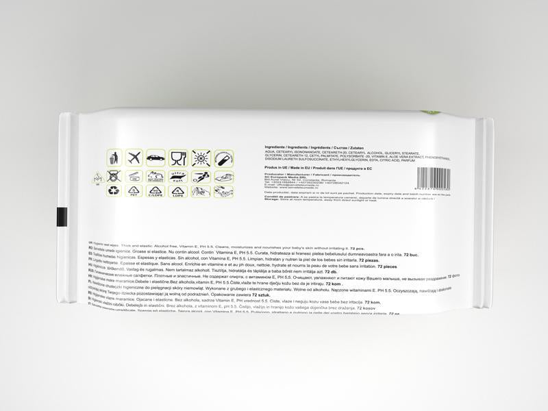 Servetele Umede Copii Doctor Wipes Aloe 72 Buc