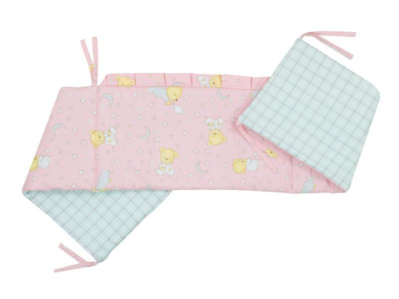 Aparatoare Laterala MyKids Teddy Steluta Roz 140x70