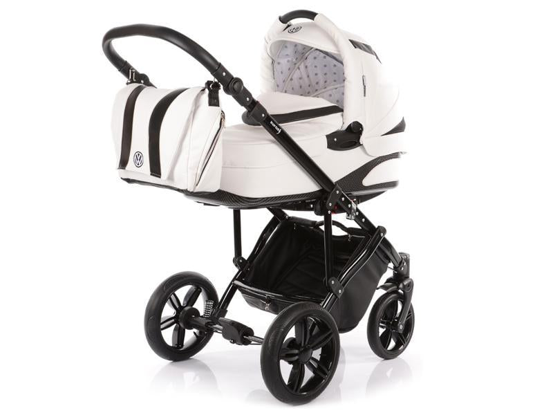 Carucior copii 2 in 1 cu landou Knorr-Baby Volkswagen Carbon Optik White