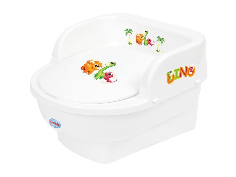 Olita copii MyKids Throne Dino Alb