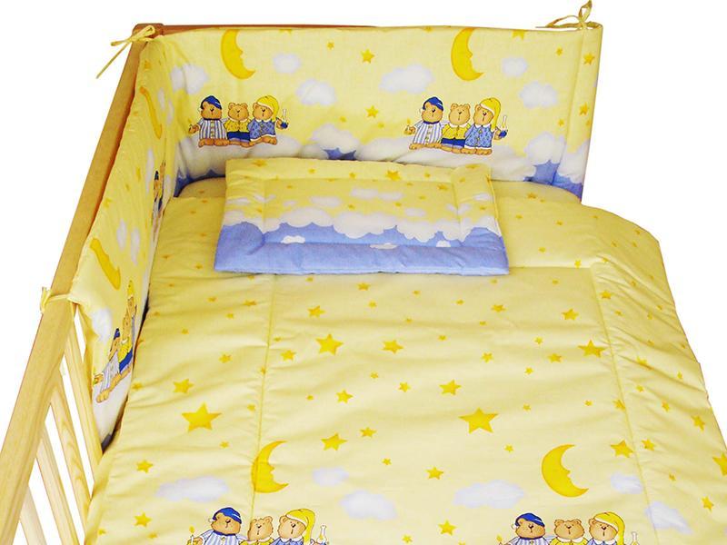 Aparatoare Laterala MyKids Teddy Norisori Albastru 120x60