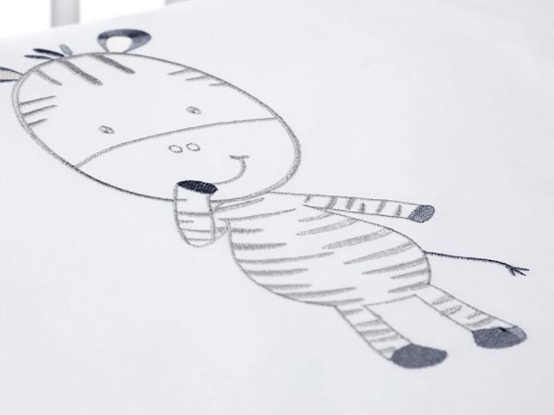 Lenjerie Patut Copii Klups Funny Zebra H196