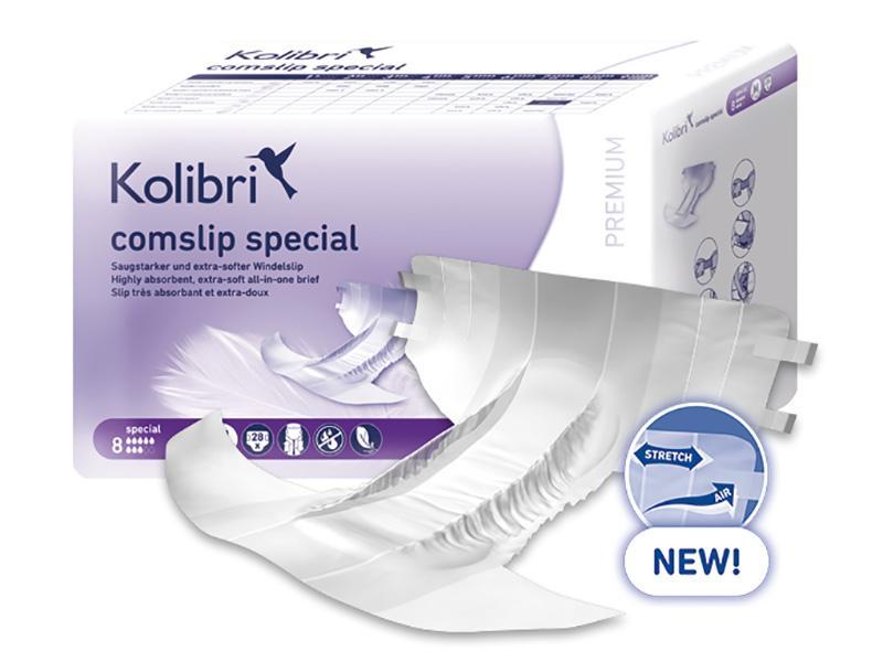 Scutece Adulti Kolibri Comslip Special M 80-145 (8 pic)