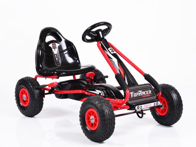 Cart Cu Pedale Copii Moni Racer Rosu