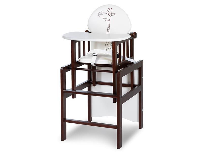 Scaun Masa Multifunctional Din Lemn KLUPS SAFARI GIRAFFE Wenghe