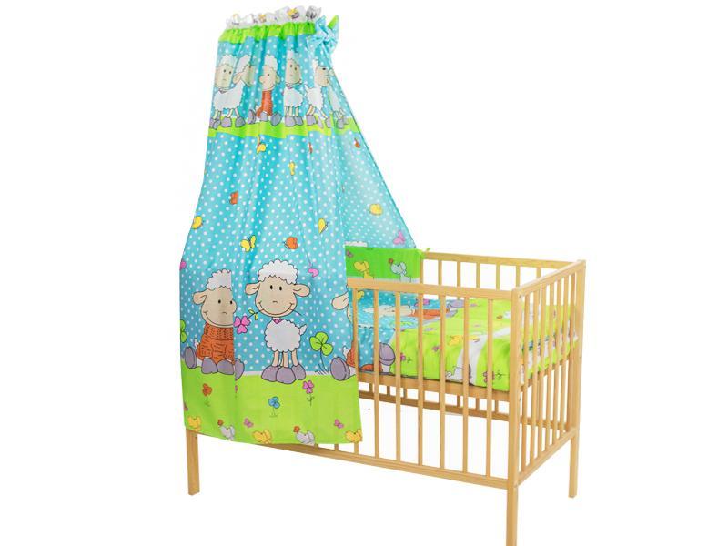 Lenjerie MyKids Oita Albastru 5 Piese 120x60 cm