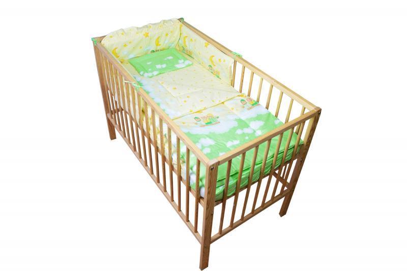 Lenjerie MyKids Teddy Norisori Verde 4 Piese 140x70 cm