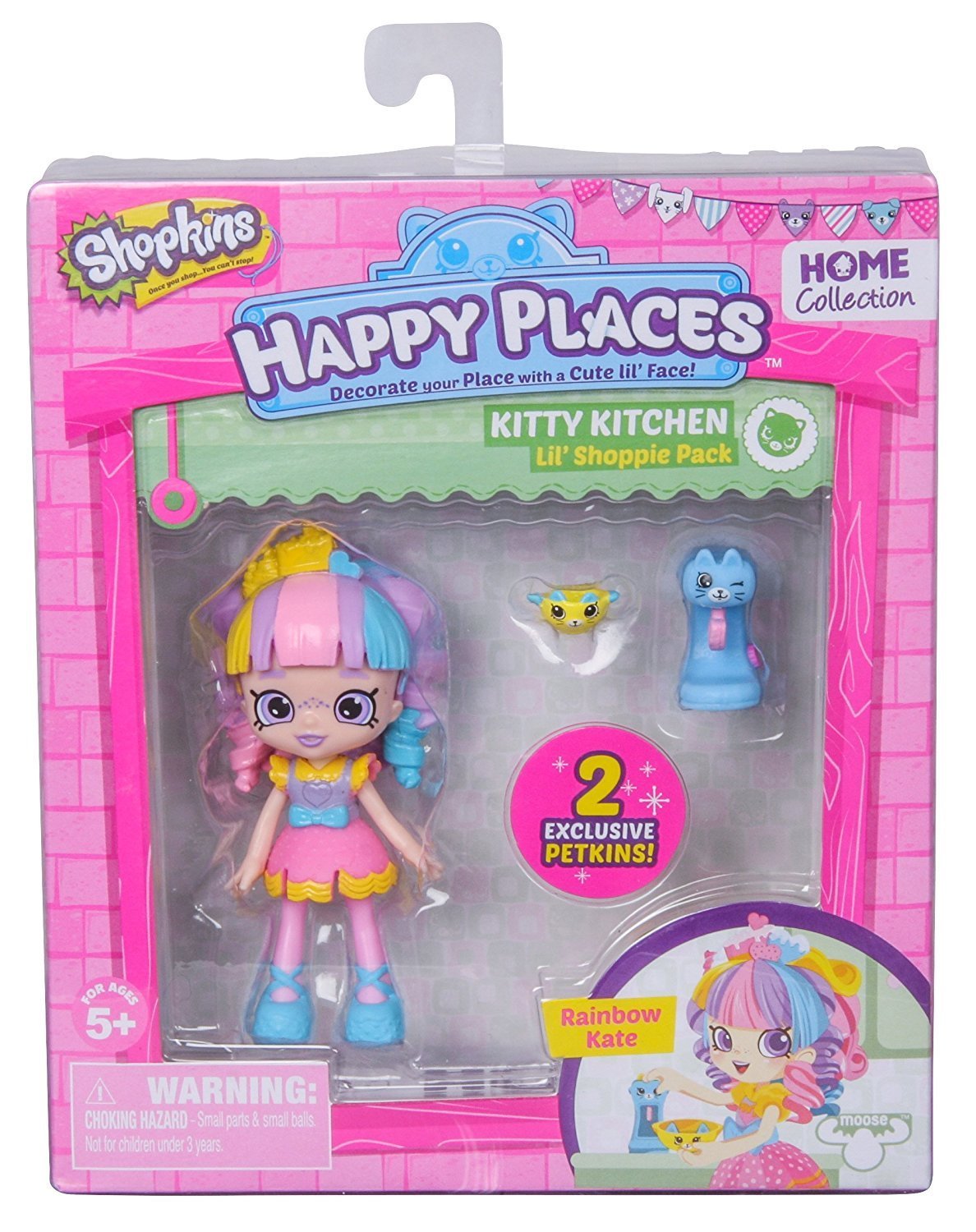 Happy places SHOPKINS DOLL Single pack RAINBOW KATE