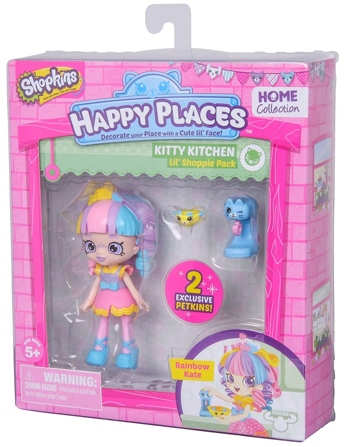 Happy places SHOPKINS DOLL Single pack RAINBOW KATE
