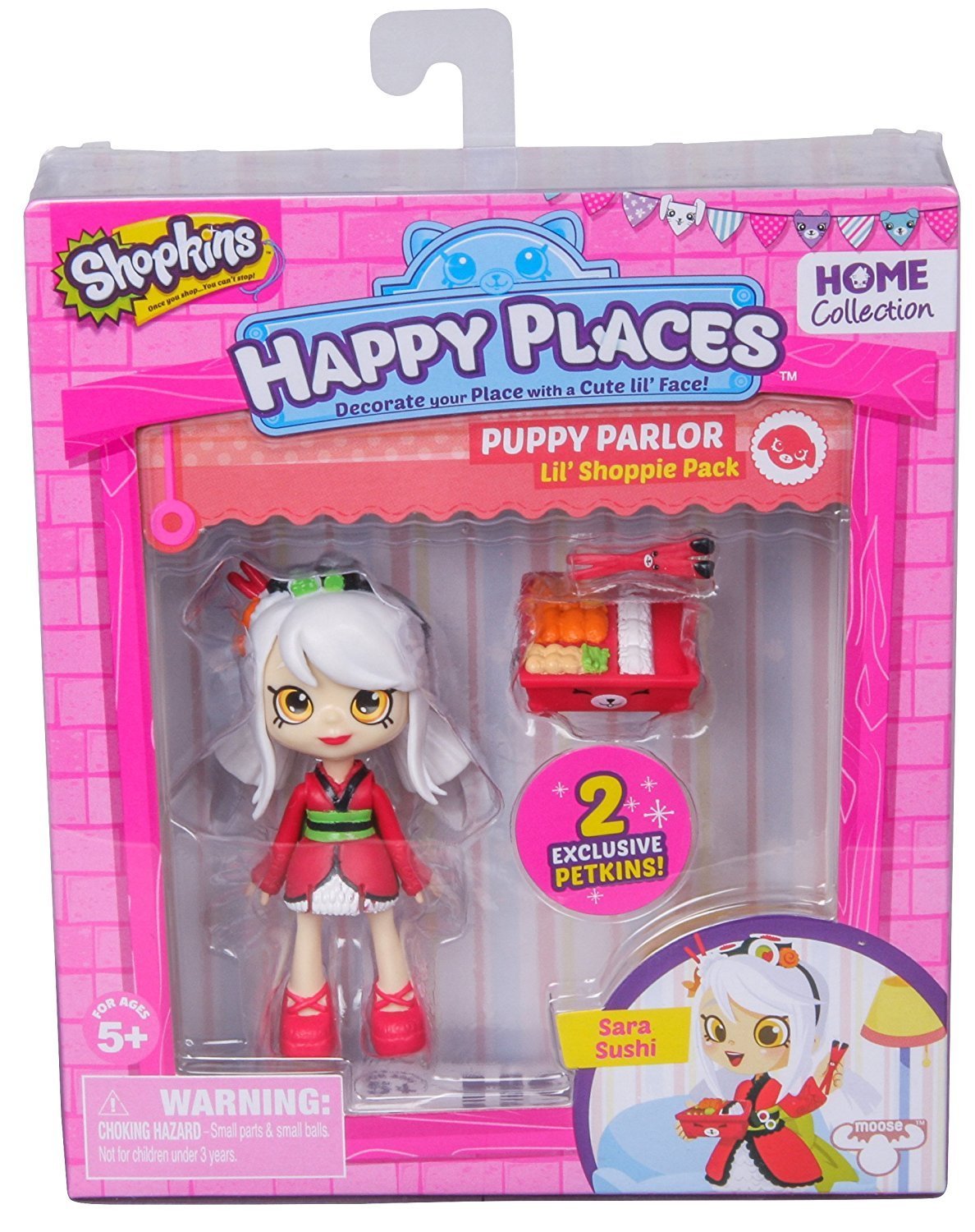 Happy places SHOPKINS DOLL Single pack SARA SUSHI