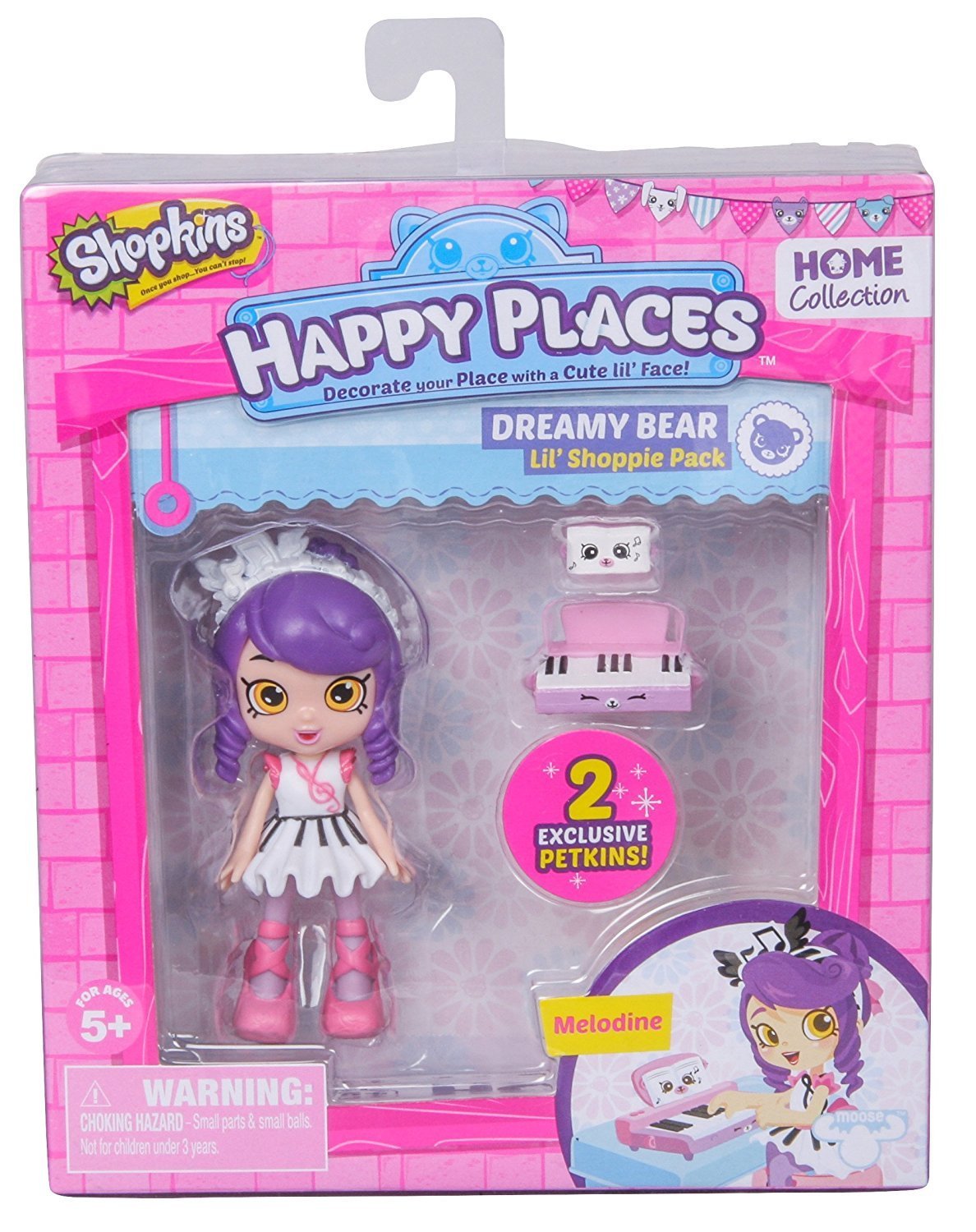 Happy places SHOPKINS DOLL Single pack MELODINE