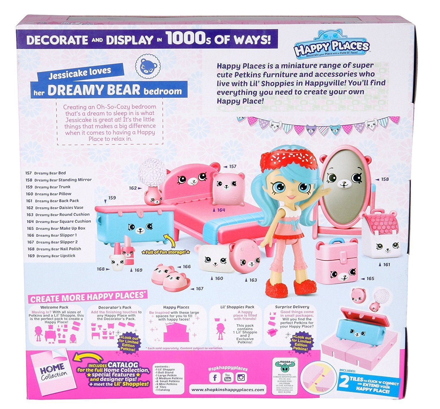 Happy places SHOPKINS Welcome pack DREAMY BEAR