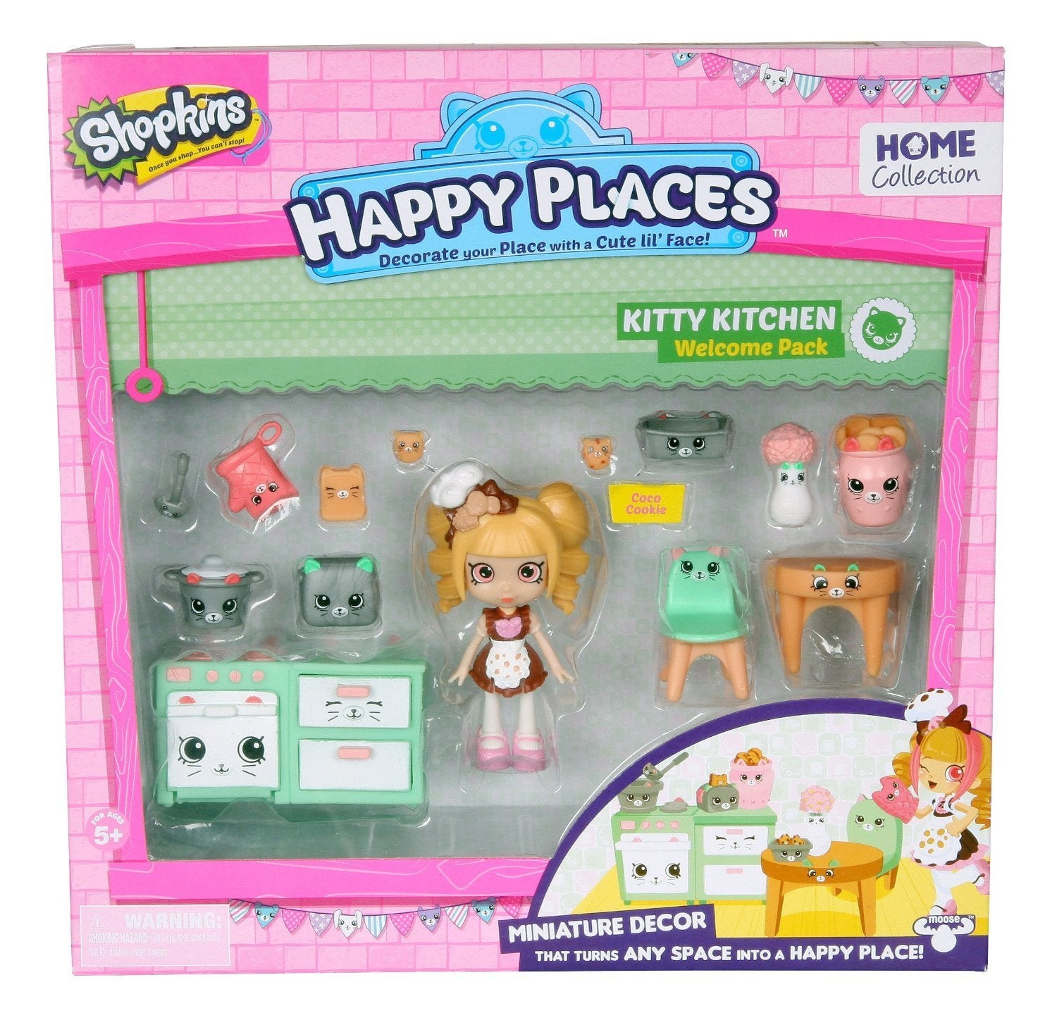 Happy places SHOPKINS Welcome pack KITTY KITCHEN