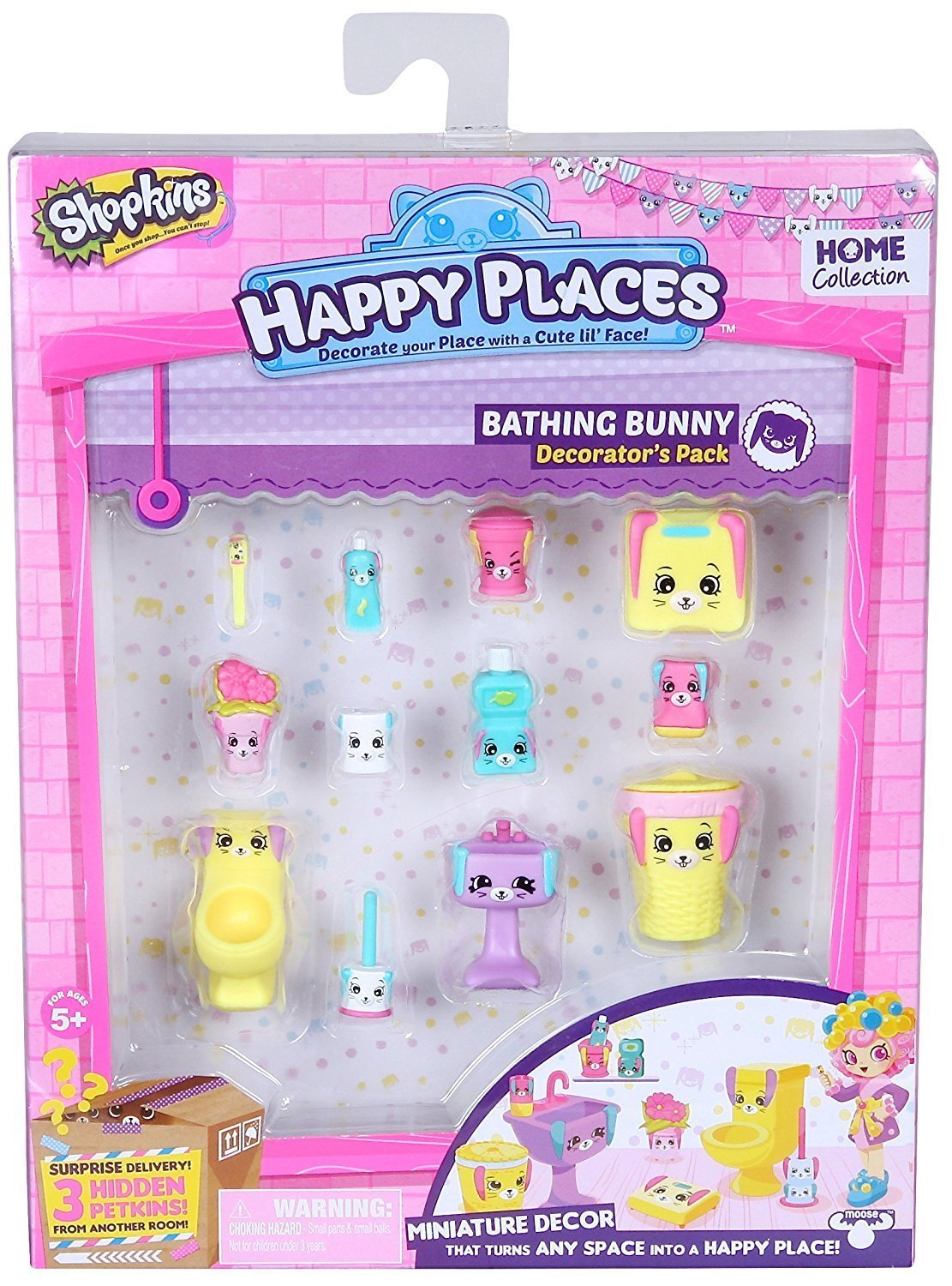 Happy places SHOPKINS Decorator pack BATHING BUNNY