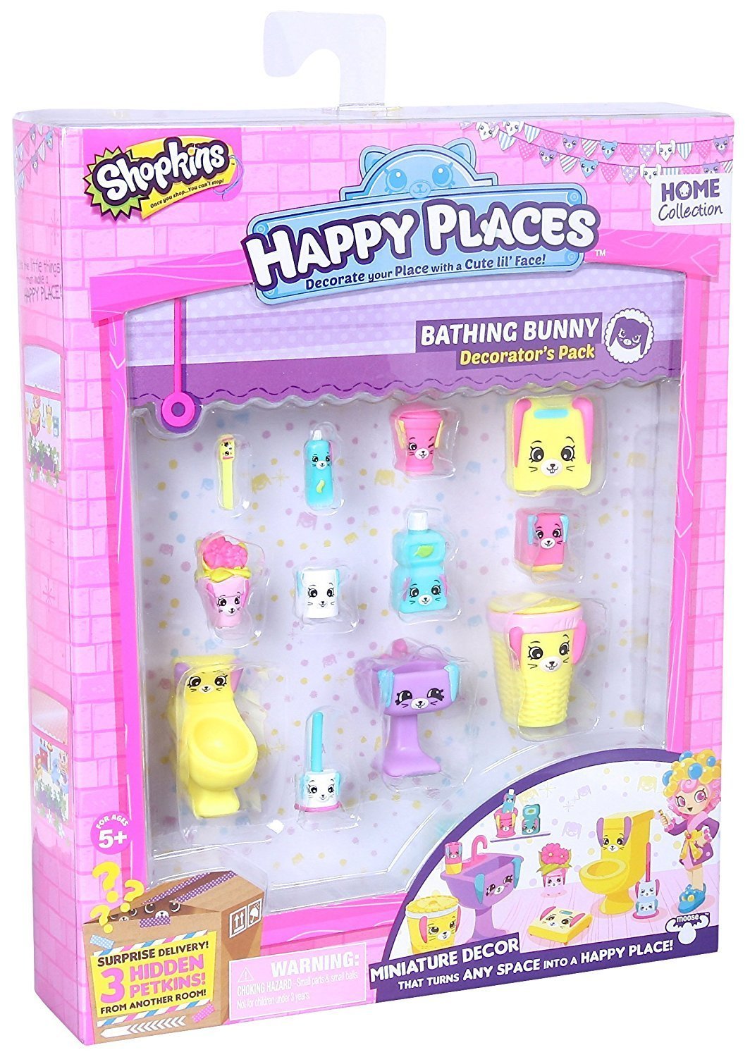 Happy places SHOPKINS Decorator pack BATHING BUNNY