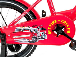 Bicicleta copii MyKids Toma Fire Station Red 18