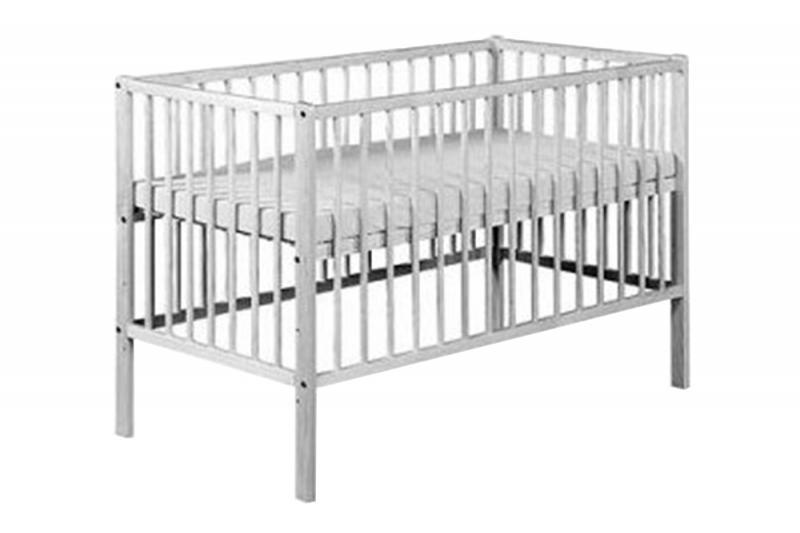 Patut Copii Din Lemn KLUPS RADEK X Alb