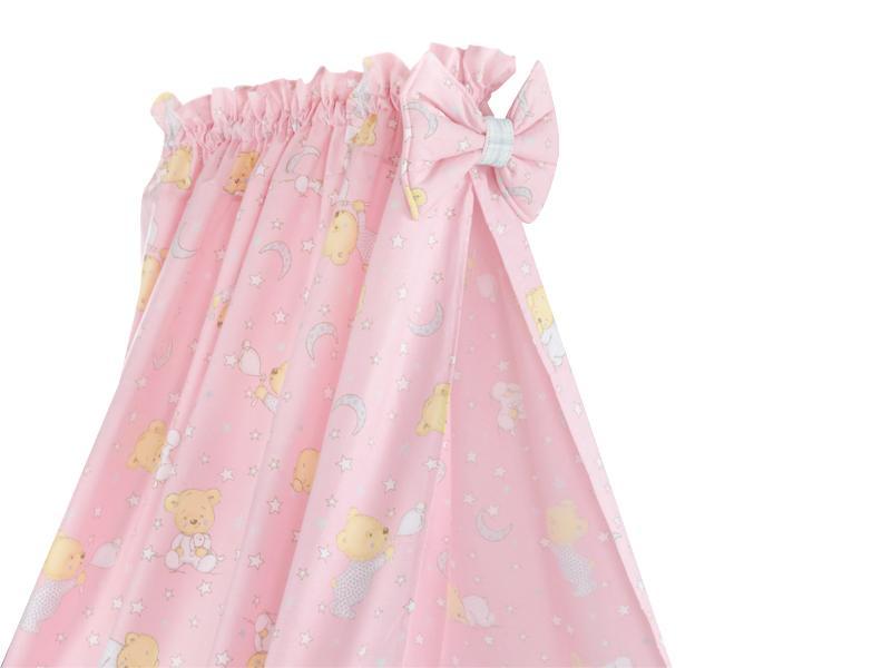 Lenjerie MyKids Teddy Steluta Roz 5 Piese 120x60 cm