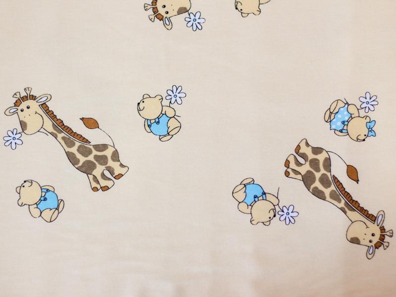 Aparatoare Laterala MyKids Mini Giraffe Crem 140x70