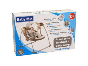Balansoar Portabil Copii Baby Mix BY012S Gri