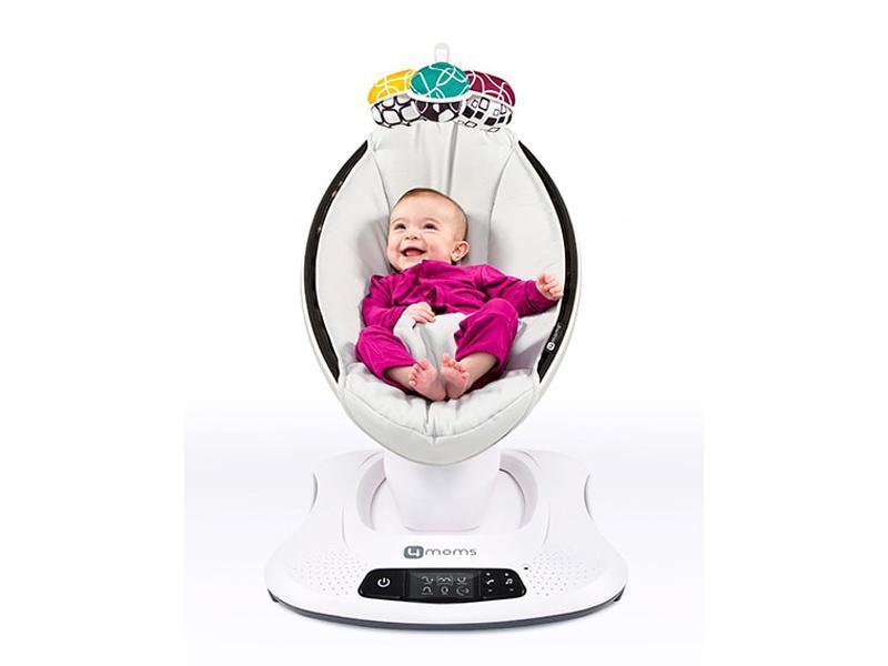 Fotoliu Balansoar Bebelusi 4MOMS MamaRoo 4.0 Classic Gri