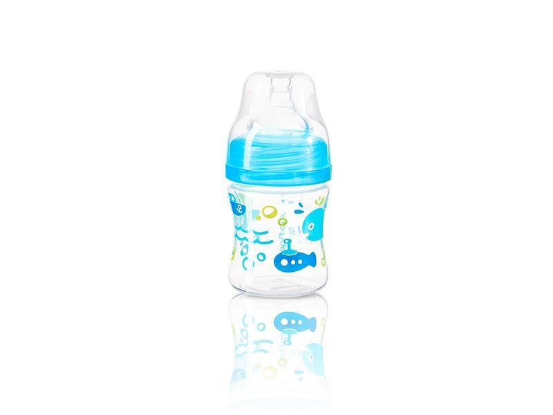 Biberonul anti-colici cu gat larg BabyOno 402 120ml