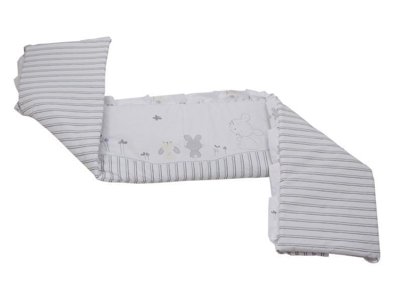 Lenjerie MyKids Bunny Alb 4+1 Piese 140x70