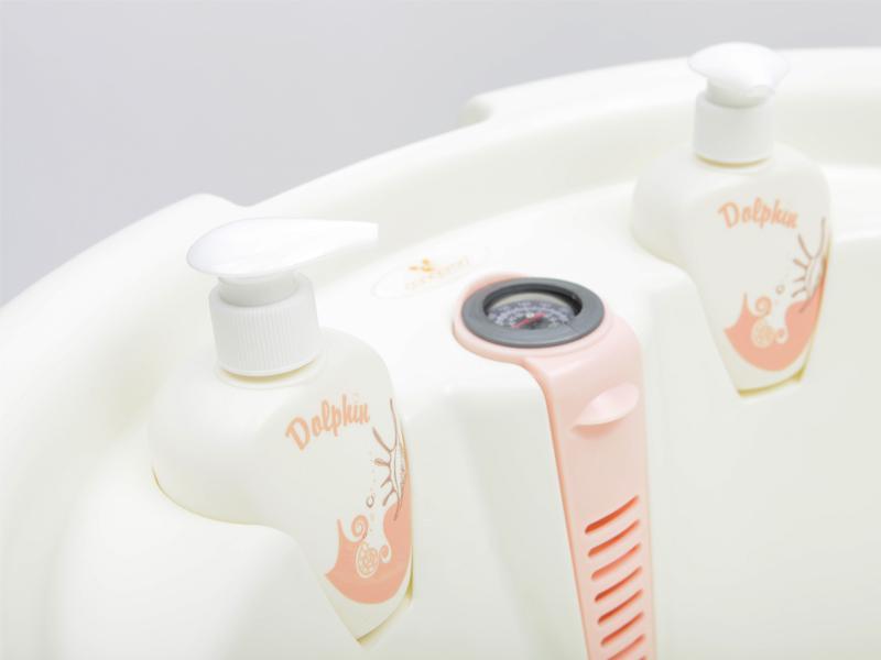 Set cadita baie 2 in 1 CANGAROO Dolphin Roz