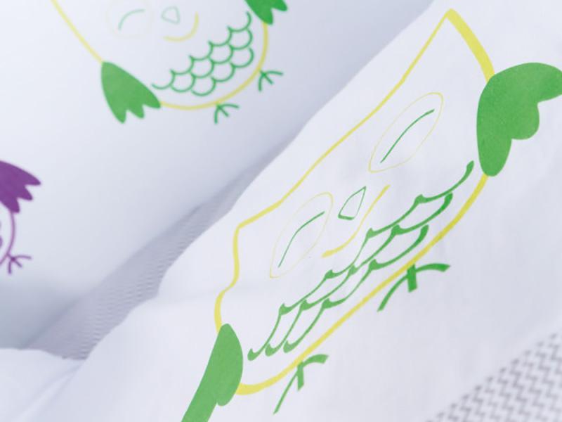 Lenjerie Patut Copii Klups Owl K044