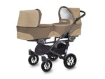 Carucior Pentru Gemeni MyKids Twinni Cappuccino 3 In 1