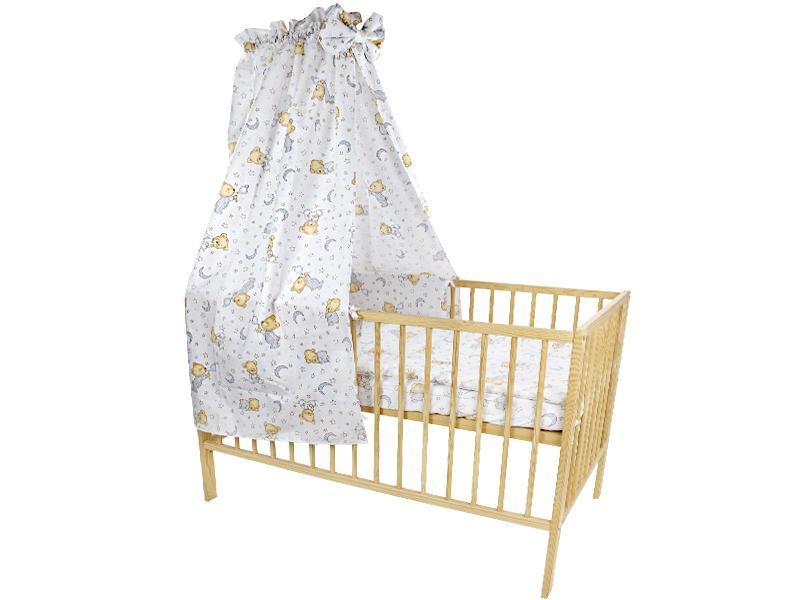 Lenjerie MyKids TEDDY STELUTE GRI 5 Piese 120x60 cm