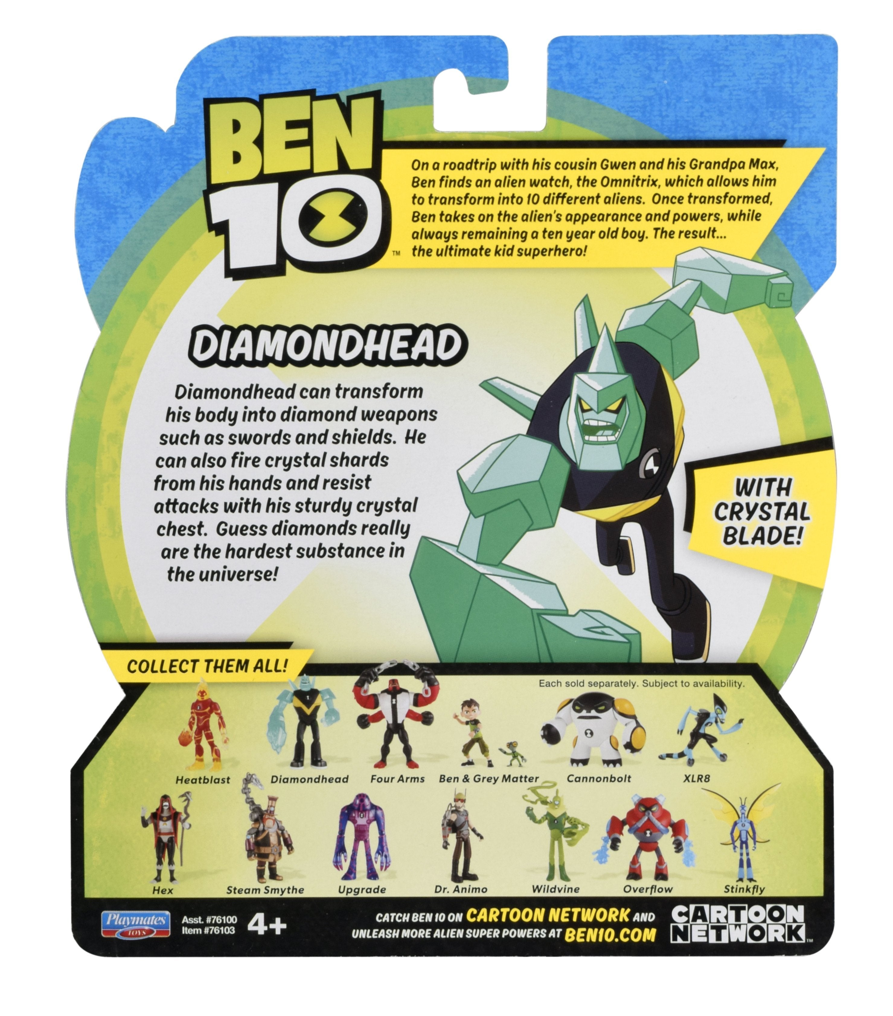 Figurine Ben 10 (12cm) Cap de Diamant