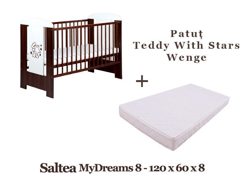 Patut KLUPS Teddy with Stars Wenge + Saltea MyDreams 8