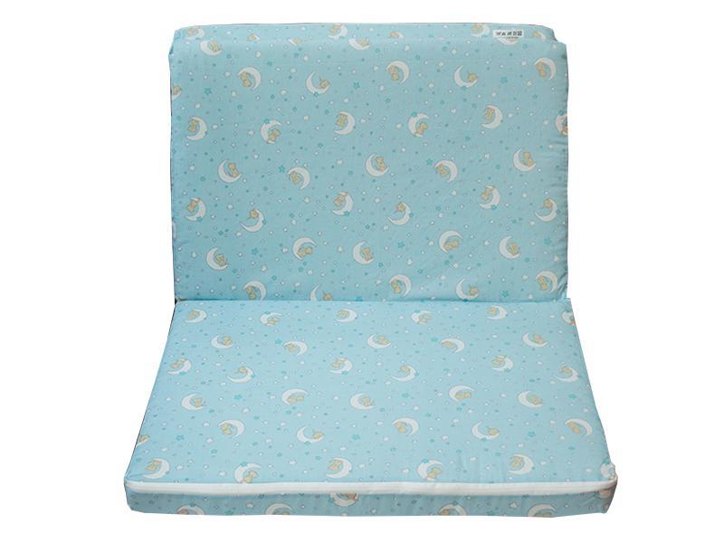 Saltea Pliabila Copii MyKids Spuma Poliuretanica (Burete) Albastra