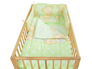 Aparatoare Laterala MyKids Teddy Iepuras Verde 140x70