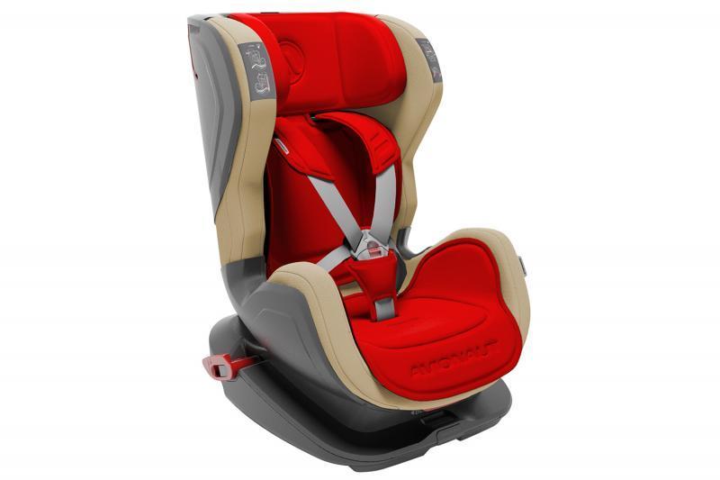 Scaun Auto Copii 9-25 kg  Avionaut Glider cu Isofix Rosu Ivory R03