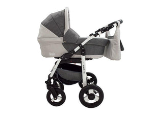 Carucior Copii 3 In 1 MyKids Fenix Gri Deschis