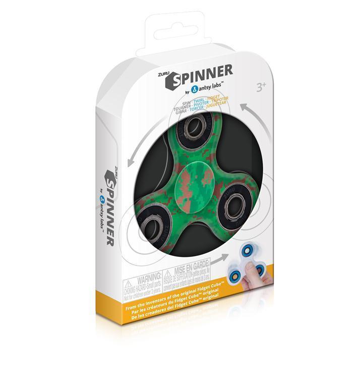 Spinner Fidget Seria 1 - Green & Black