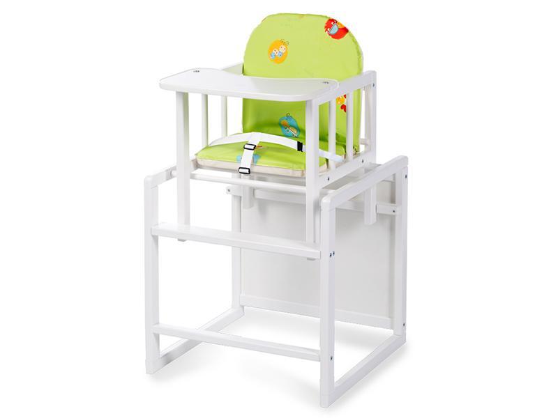 Scaun Masa Multifunctional Din Lemn KLUPS Aga I Alb