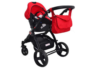 Carucior 3 In 1 ANMAR PERA Negru Rosu