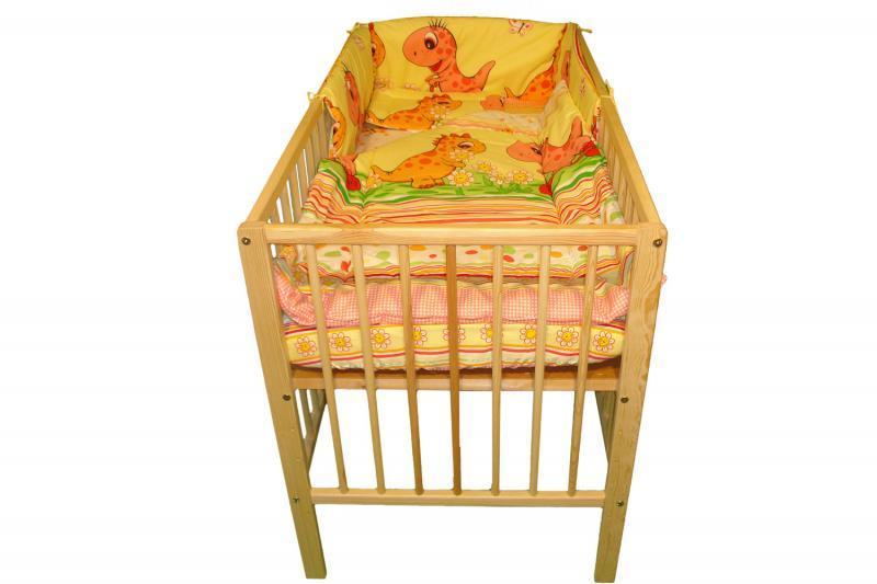 Lenjerie MyKids DINO Roz 4+1 Piese 140x70