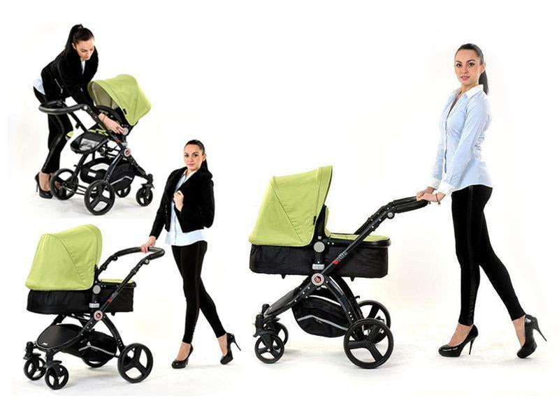 Carucior 3 In 1 ANMAR PERA Negru Verde