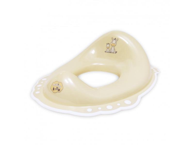 Reductor wc copii MyKids Zebra Bej Alb antialunecare