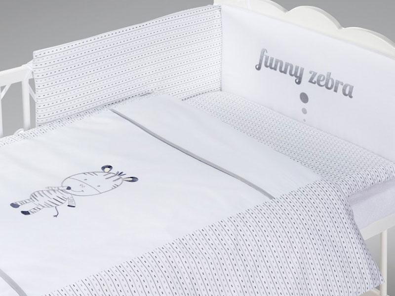 Lenjerie Patut Copii Klups Funny Zebra H196