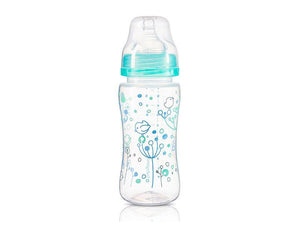 Biberonul anti-colici cu gat larg BabyOno 404 300ml
