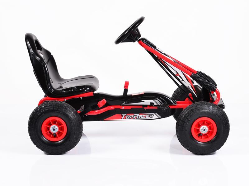 Cart Cu Pedale Copii Moni Racer Rosu