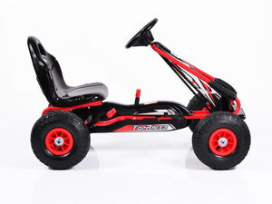 Cart Cu Pedale Copii Moni Racer Rosu