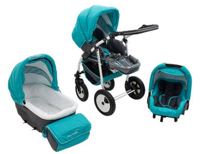 Carucior Copii 3 In 1 MyKids Futuro Turquoise